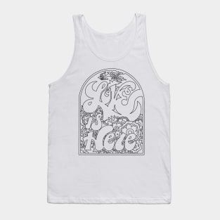 LOVE IS HERE Tank Top